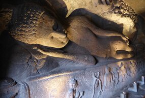 Cave exploring in Ellora and Ajanta