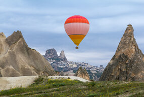 Hot air balloon rides in Cappadocia