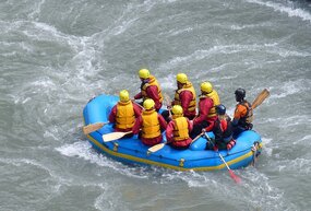 White rafting in Paro Chhu